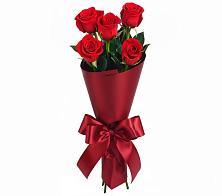 Букет 5 Красных роз Эдлесс Лав в Амурзете