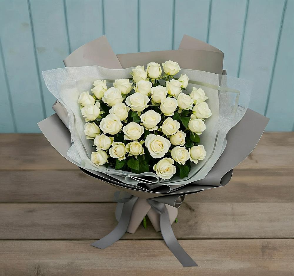 Букет Белоснежная нежность в Амурзете