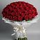 Букет 101 Красная роза Блэк Мэджик в Амурзете
