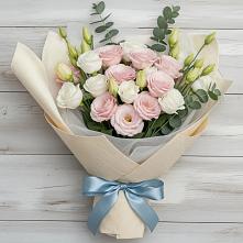 Букет цветов из:  Лизиантусы в Амурзете