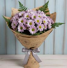 Букет цветов из:  Хризантемы в Амурзете