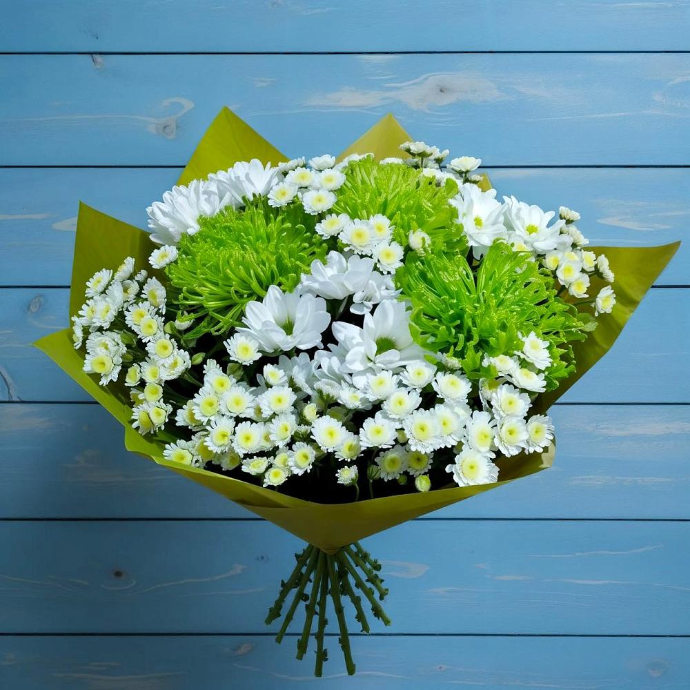 Букет цветов из: Хризантемы в Амурзете