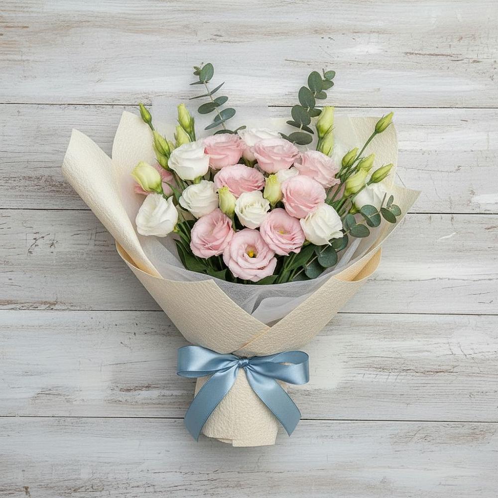 Букет цветов из: Лизиантусы в Амурзете